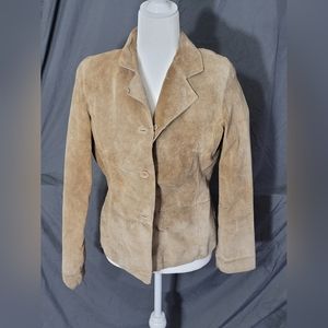 ☆SALE 5 for $25☆ Brandon Thomas Brown Leather Coat